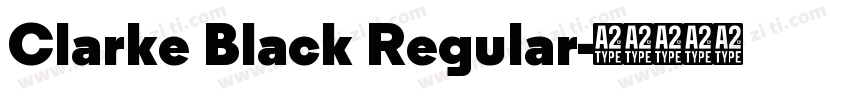 Clarke Black Regular字体转换